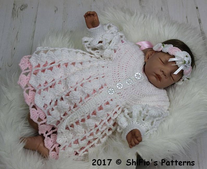CROCHET PATTERN for Baby Dress Jacket Bodysuit / Onesie Etsy