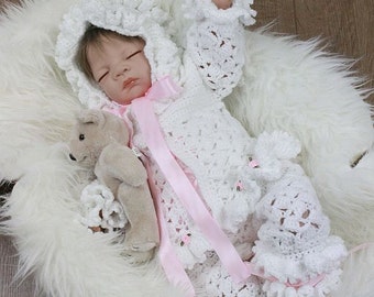 CROCHET PATTERN For Baby Jacket, Pants, Bonnet & Booties - baby crochet pattern - crochet pattern for baby - CP10 PDF