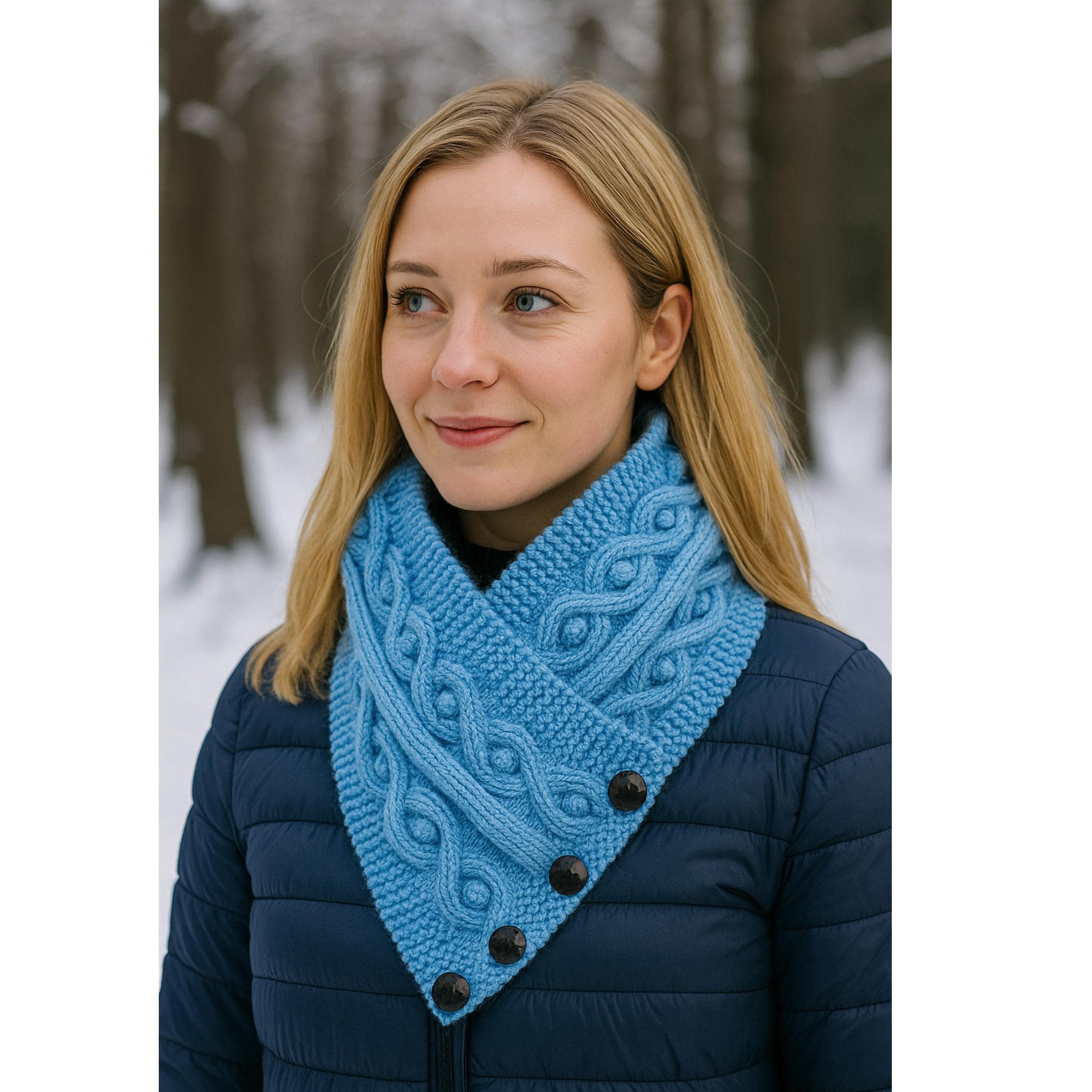 Knitting Pattern - Knitting Scarf Pattern -neck Warmer Pattern