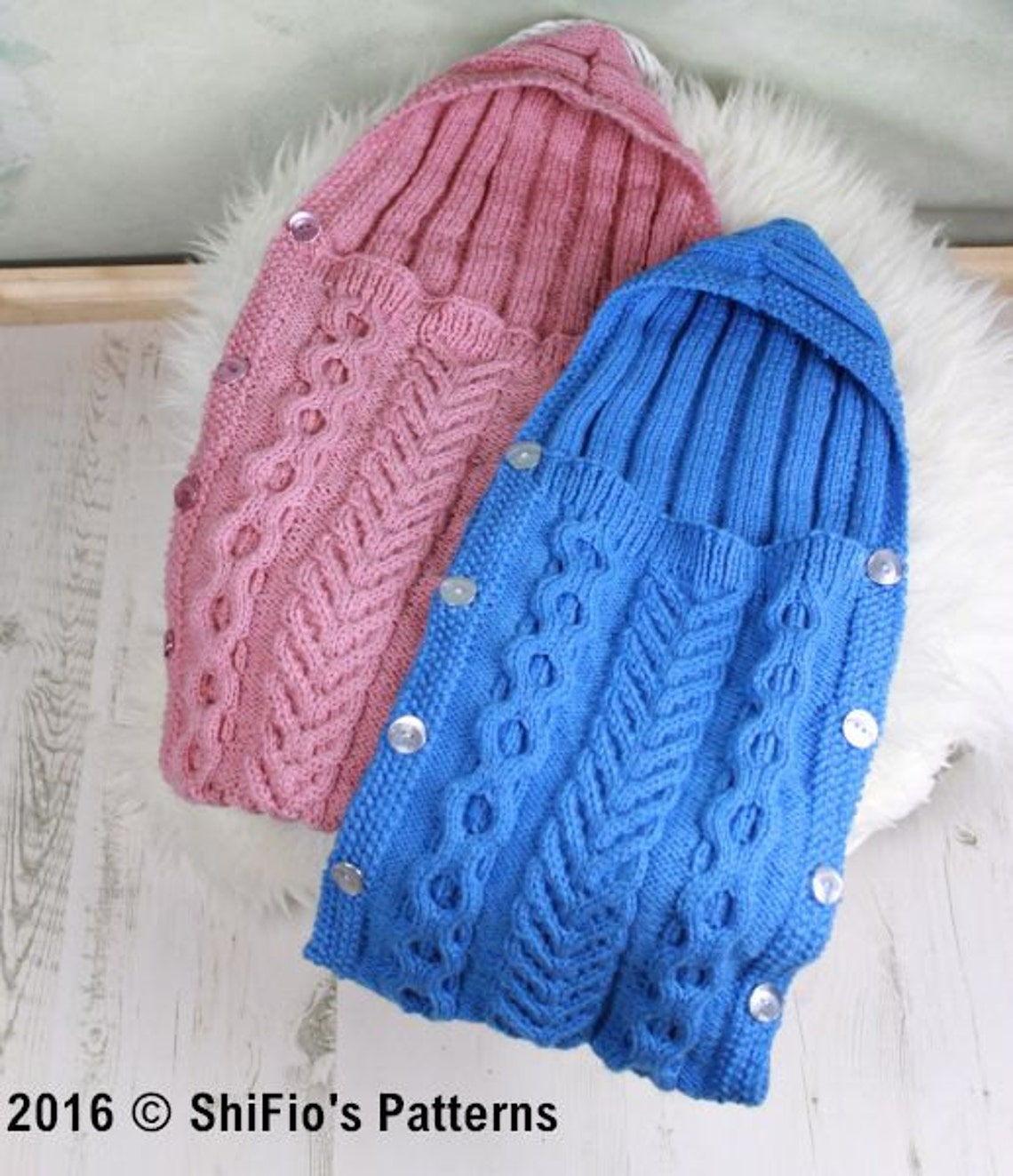 Knitted Baby Sleeping Bag Pattern Baby Cocoon Pattern Etsy