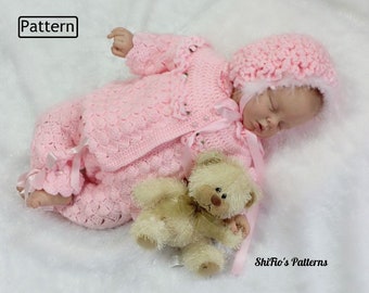 Crochet Pattern - Crochet Jacket Pattern - Trousers Pattern - Hat Cardigan Pattern - Baby Crochet Pattern - CP26