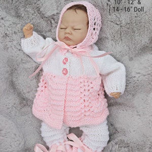 Knitting Pattern Dolls Clothes Pattern Jacket Pattern Dolls Hat Pattern Trousers Pattern 2 Sizes KP72 image 2