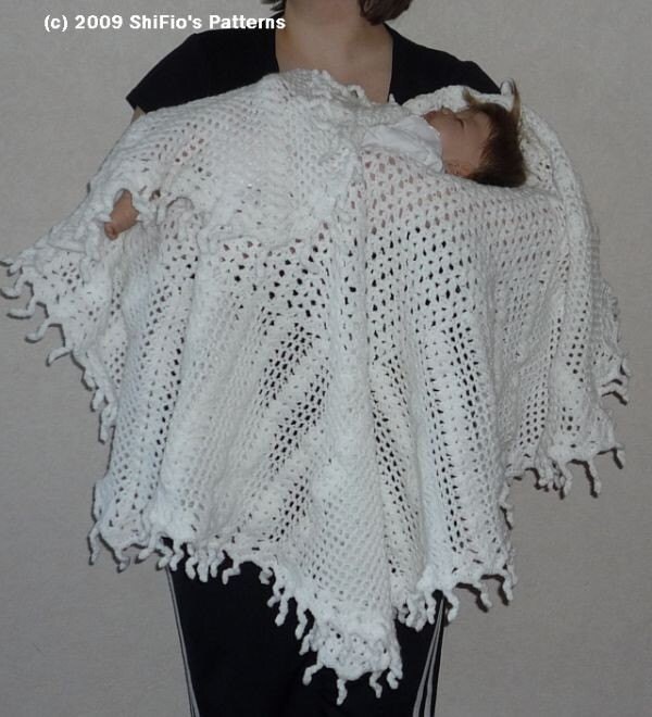 CROCHET PATTERN For Baby Shawl Blanket crochet pattern | Etsy