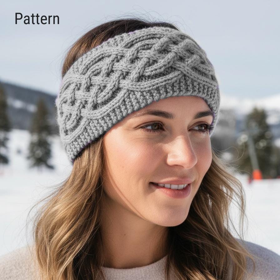 Teen Knit Headband - Etsy display picture 2