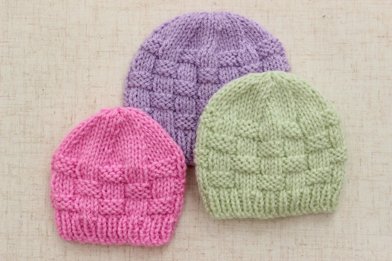 Knitting Pattern for Preemie Babies Hats Tiny Premature and - Etsy