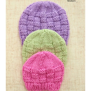 Knitting Pattern for Preemie Babies Hats Tiny Premature and - Etsy