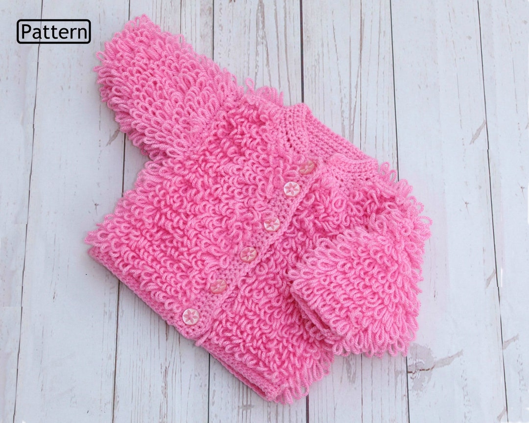 Free loopy cardigan knitting pattern best sale