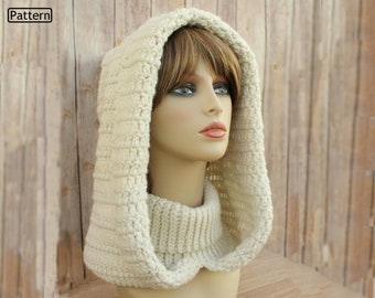 Crochet Pattern- Ladies- Snood - Cowl - Neck Warmer - Adult - UK - USA - SPC409