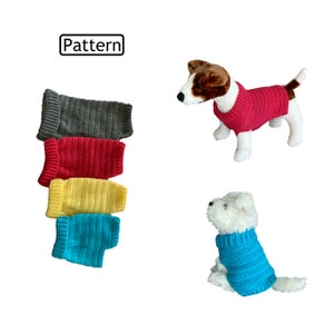 Crochet Pattern - Crochet Dog Outfit Pattern - Dog Pattern - Dog Jumper Pattern - Dog Sweater Pattern - 4 Sizes - CP429