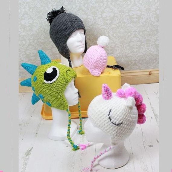 20 Unicorn Hat Crochet Patterns for Magical Hats in Baby, Kids, and Adult Sizes 20 Crochet Pattern For Unicorn