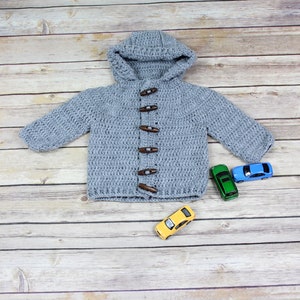 Crochet Pattern Baby Unisex Boy Girl Hooded Jacket - Etsy