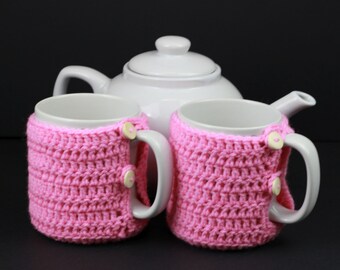 CROCHET PATTERN for cup cosy, cup cosie, mug cosy, mug cosie digital download pdf