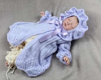 KNITTING PATTERN Baby Jacket, Pants & Hat ~ baby knitting pattern ~ KP80 PDF