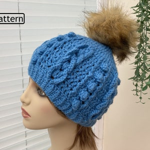 Crochet Pattern - Crochet Hat Pattern - Beanie Pattern - Hat Crochet Pattern - Adult  - CP449
