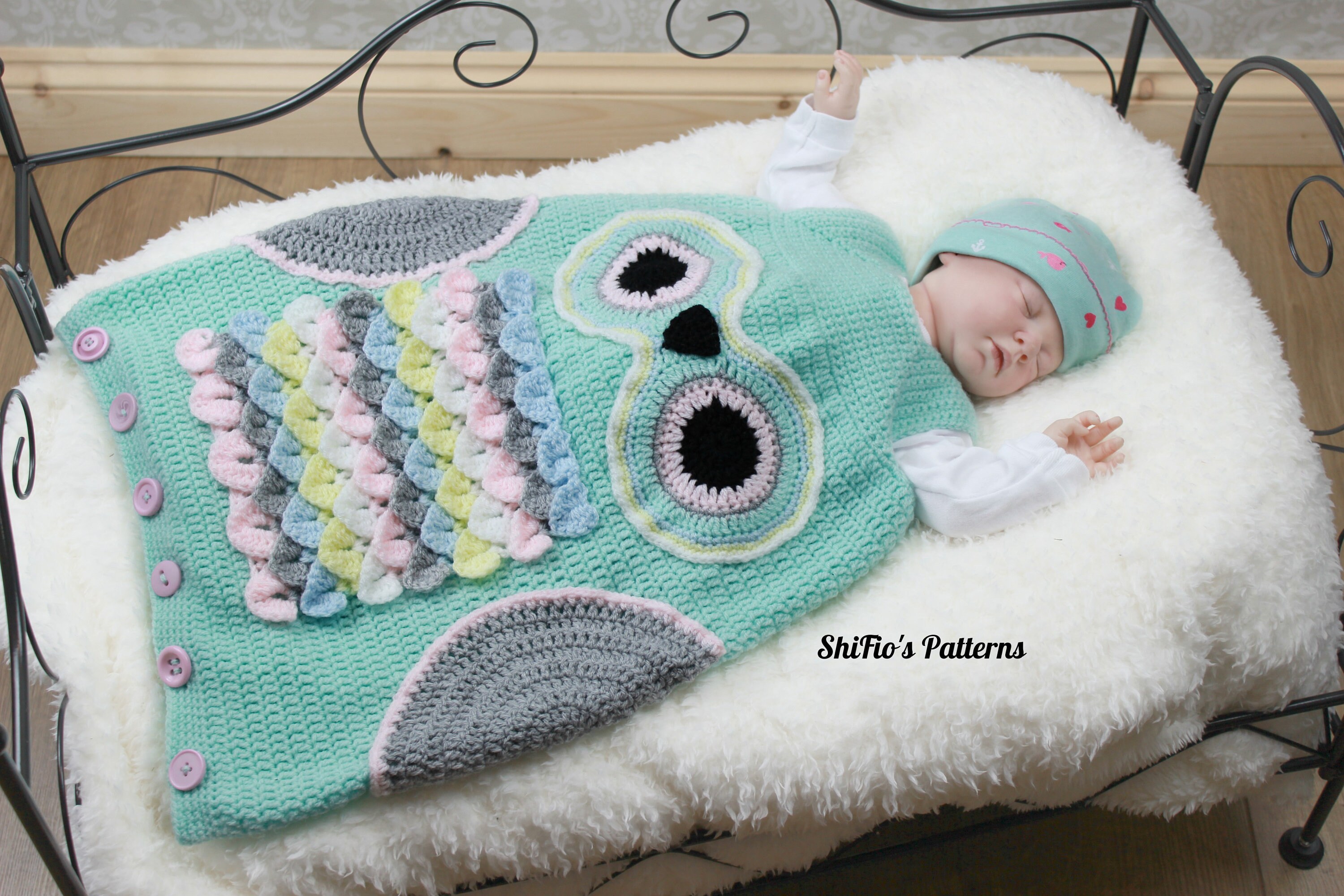 Crochet Pattern Crochet Sleeping bag Pattern Baby Pattern Etsy