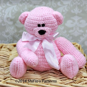 CROCHET PATTERN For Teddy Bear, Toy PDF 132 Digital Download image 3