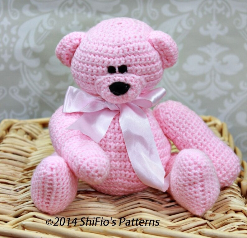 CROCHET PATTERN For Teddy Bear, Toy PDF 132 Digital Download image 3