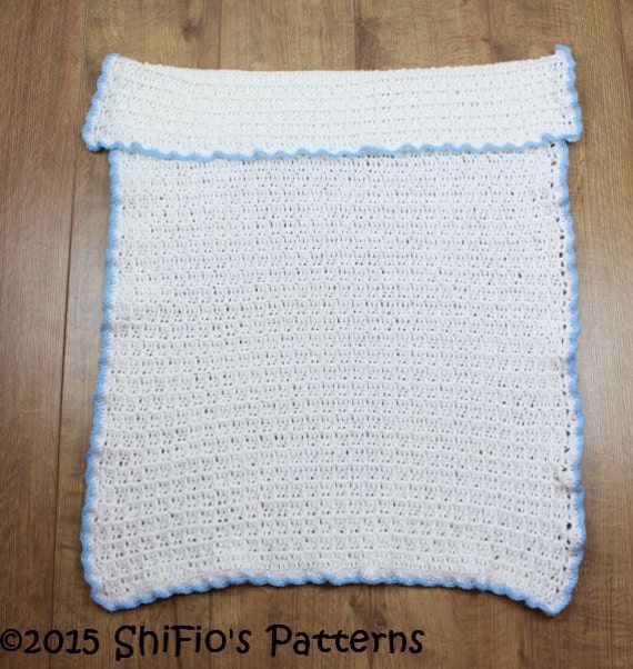 Crochet Pattern For Waffle Stitch Baby Afghan Blanket Pdf 326 Digital Download - 