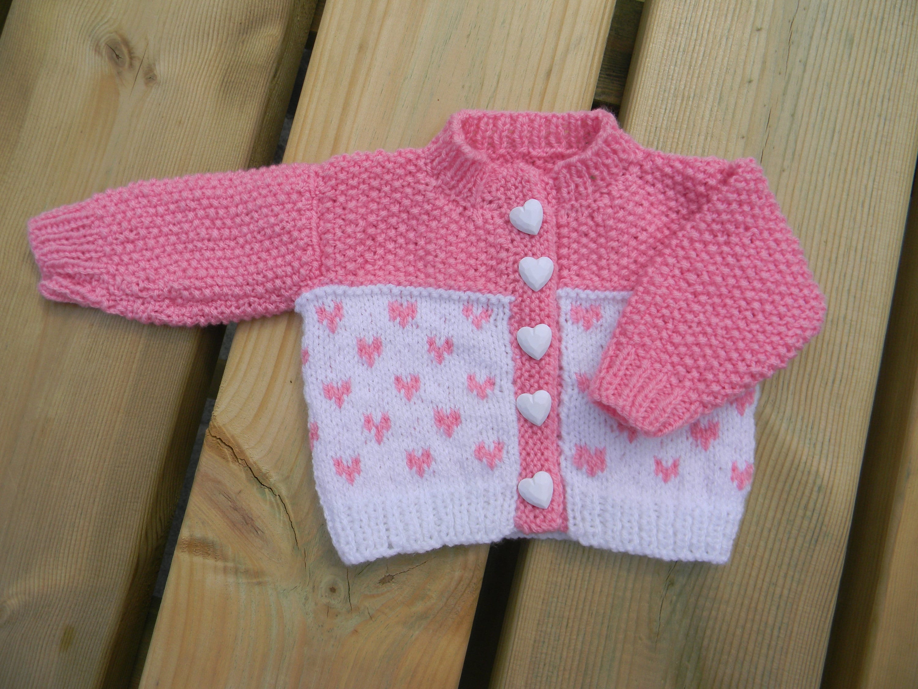 KNITTING PATTERN Baby Cardigans, Baby Cardi, Baby Girl, Preemie - 16 ...