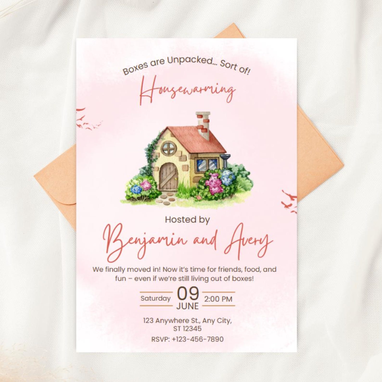 Editable House Warming Invitation | Housewarming Party Invitation ...