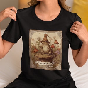 The Magician Tarot Card Shirt | Frog Shirt | Goblincore Clothing | Tarot Card | Cottagecore Shirt | Comfort Colors Shirt | Wizard Shirt