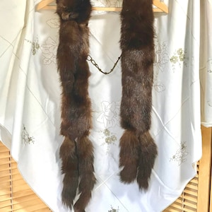 Fur stole sale with head