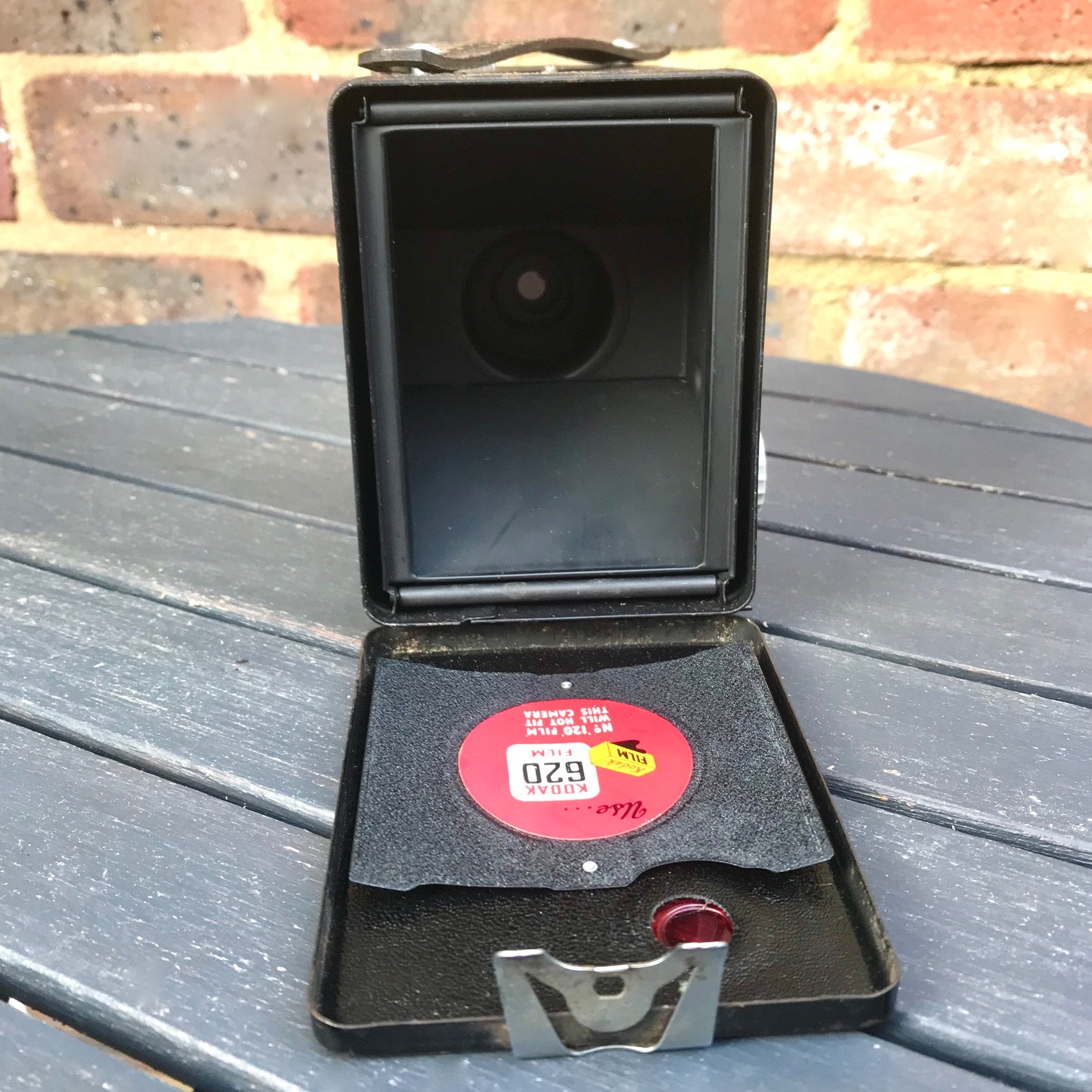 Kodak Box Brownie Six20 Model E Camera. 620 Box Rollfilm Function Type