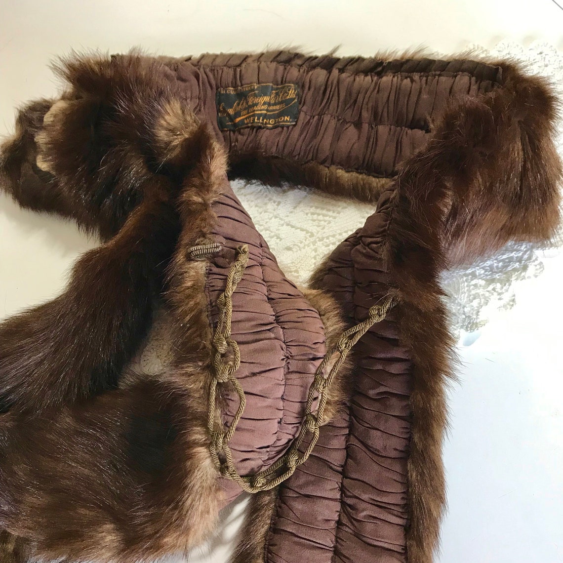 1930s 1940s Real Mink Fur Stole Collar Made by the English - Etsy