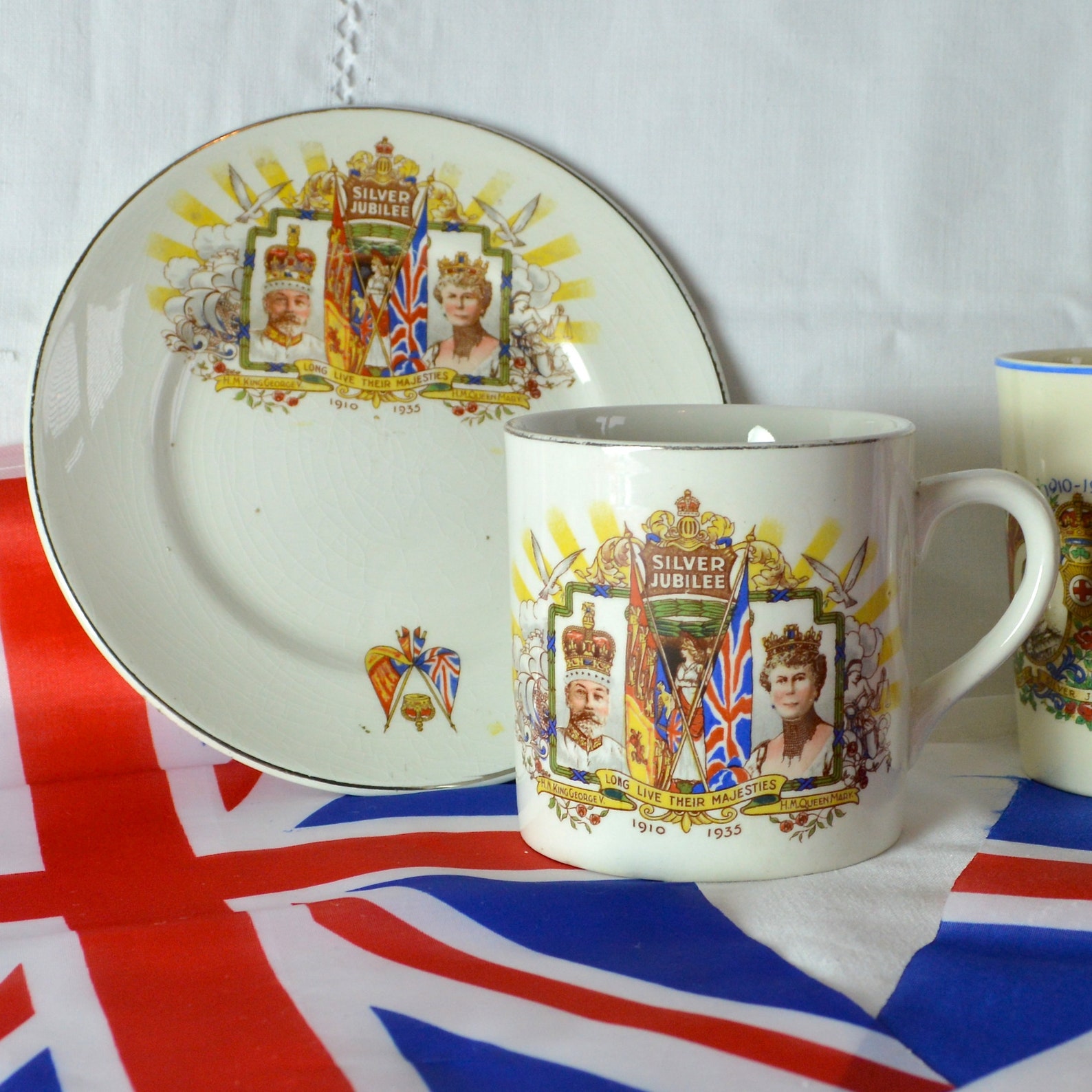 A British Royal Tea Party Silver Jubilee King V and Etsy