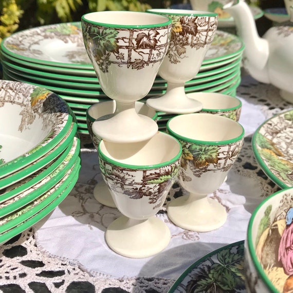 Buy 1930s Spode Byron 66 Pce Dinner Service and Tea Set Large