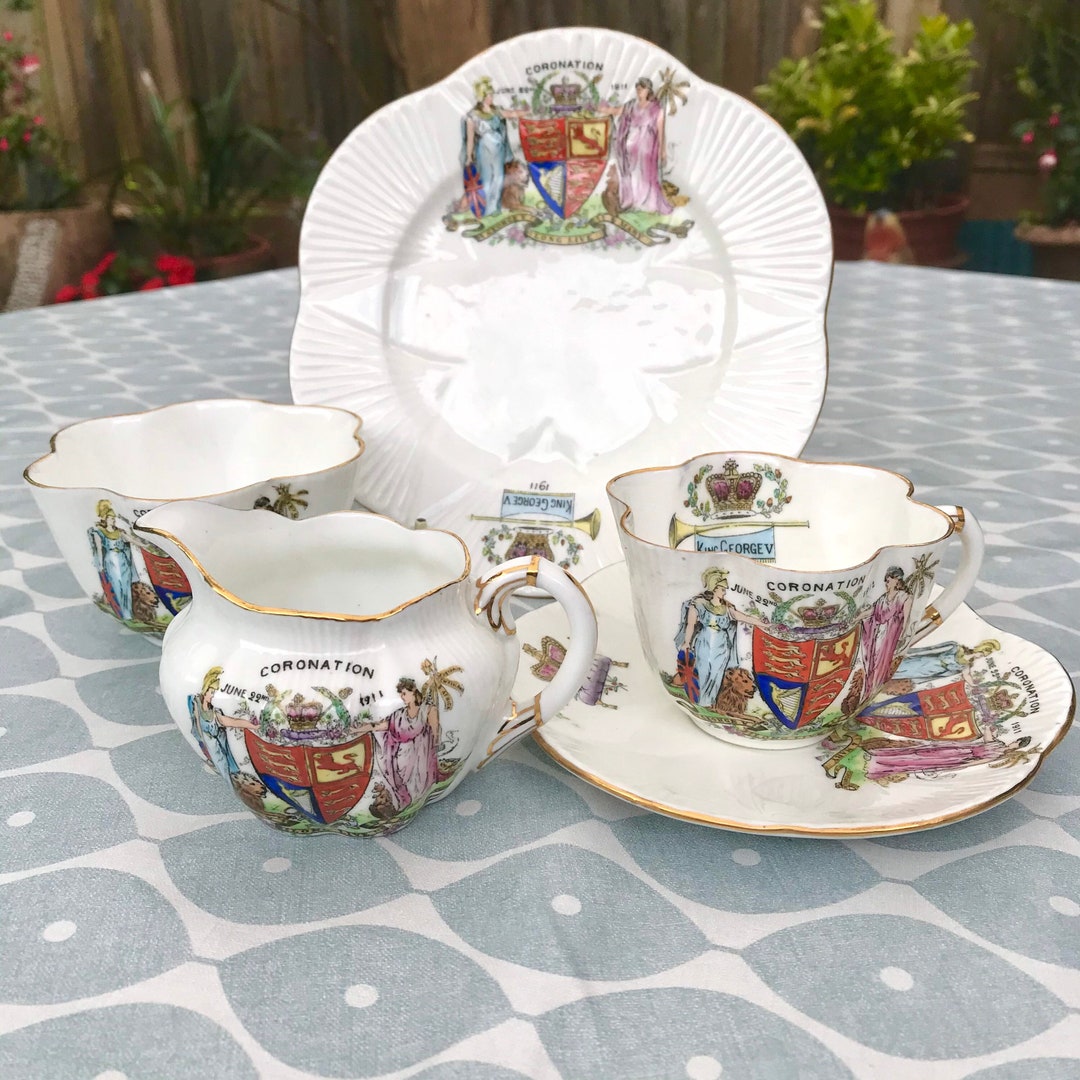 Shelley Late Foley Royal Commemorative Ware - Coronation of King