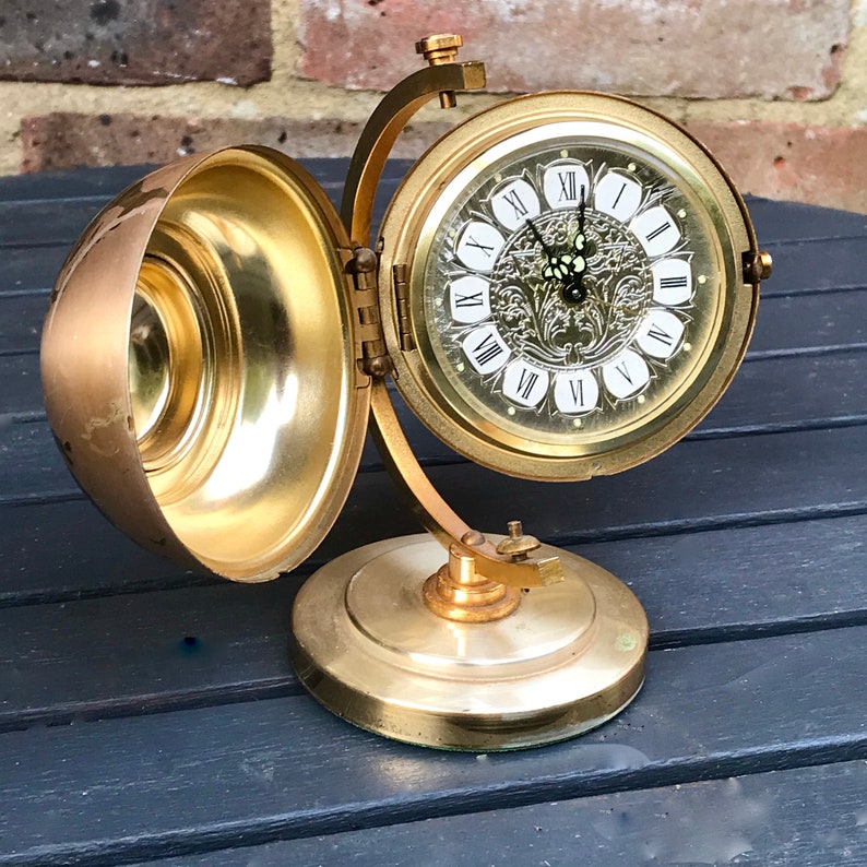 World Globe Mechanical Alarm Clock Made in Japan by Windmill. Etsy