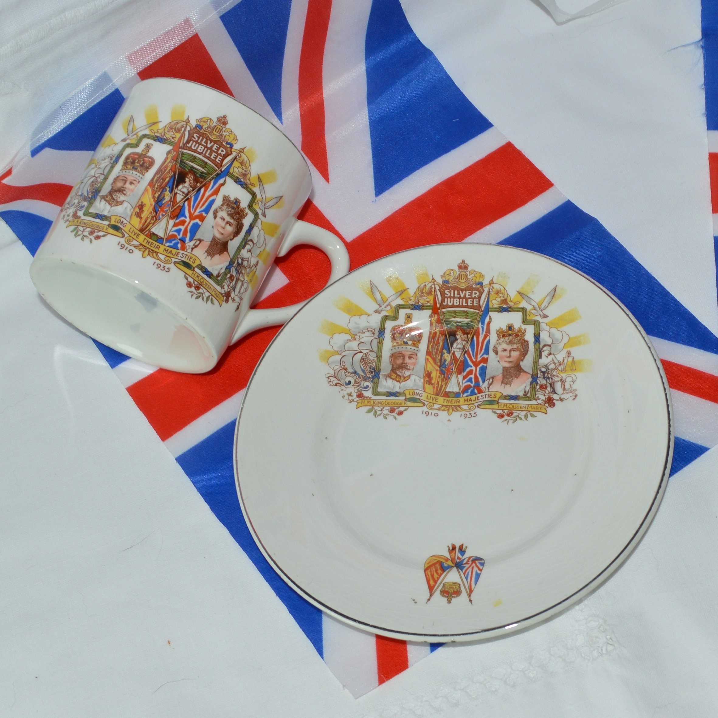 A British Royal Tea Party Silver Jubilee King V and Etsy