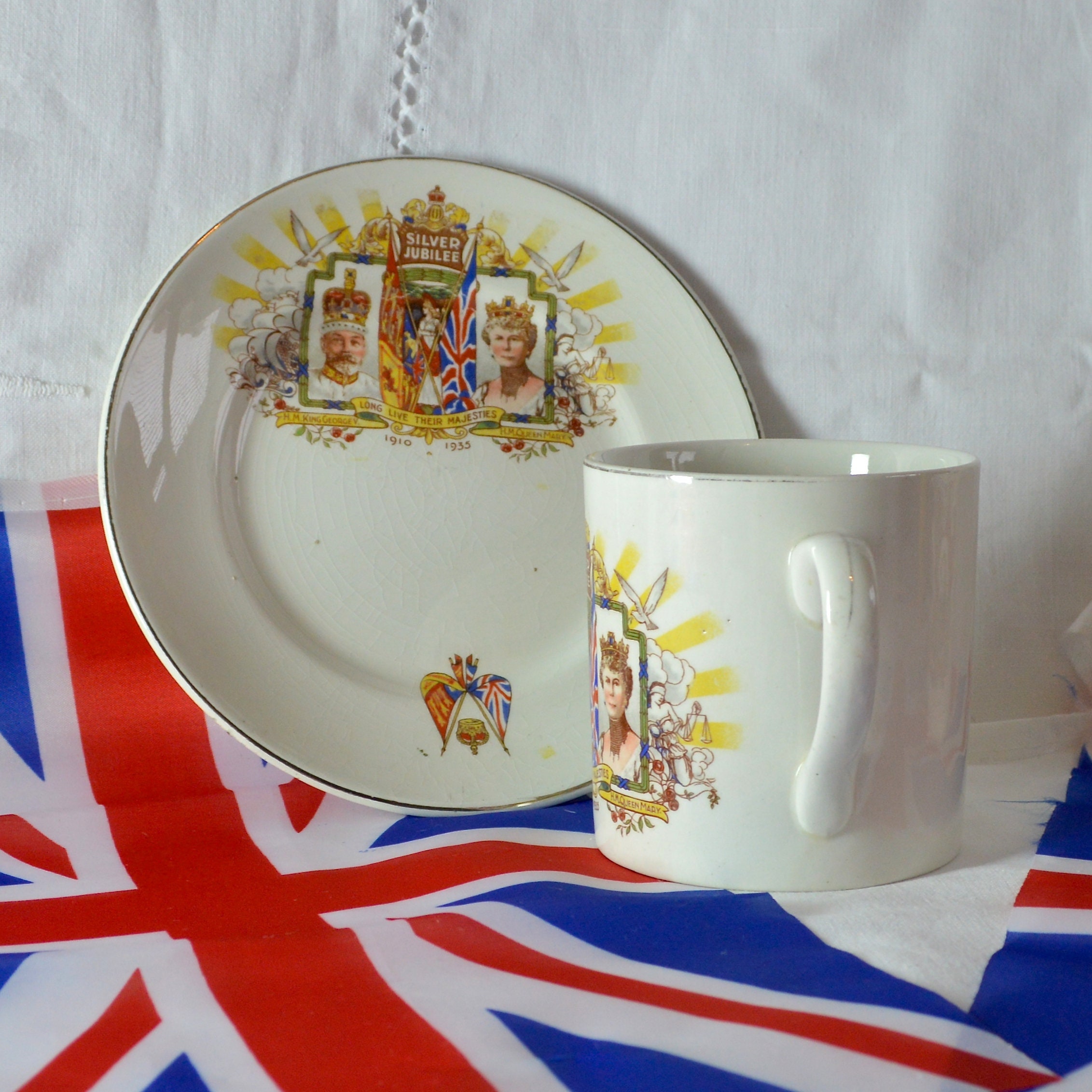 A British Royal Tea Party Silver Jubilee King V and Etsy