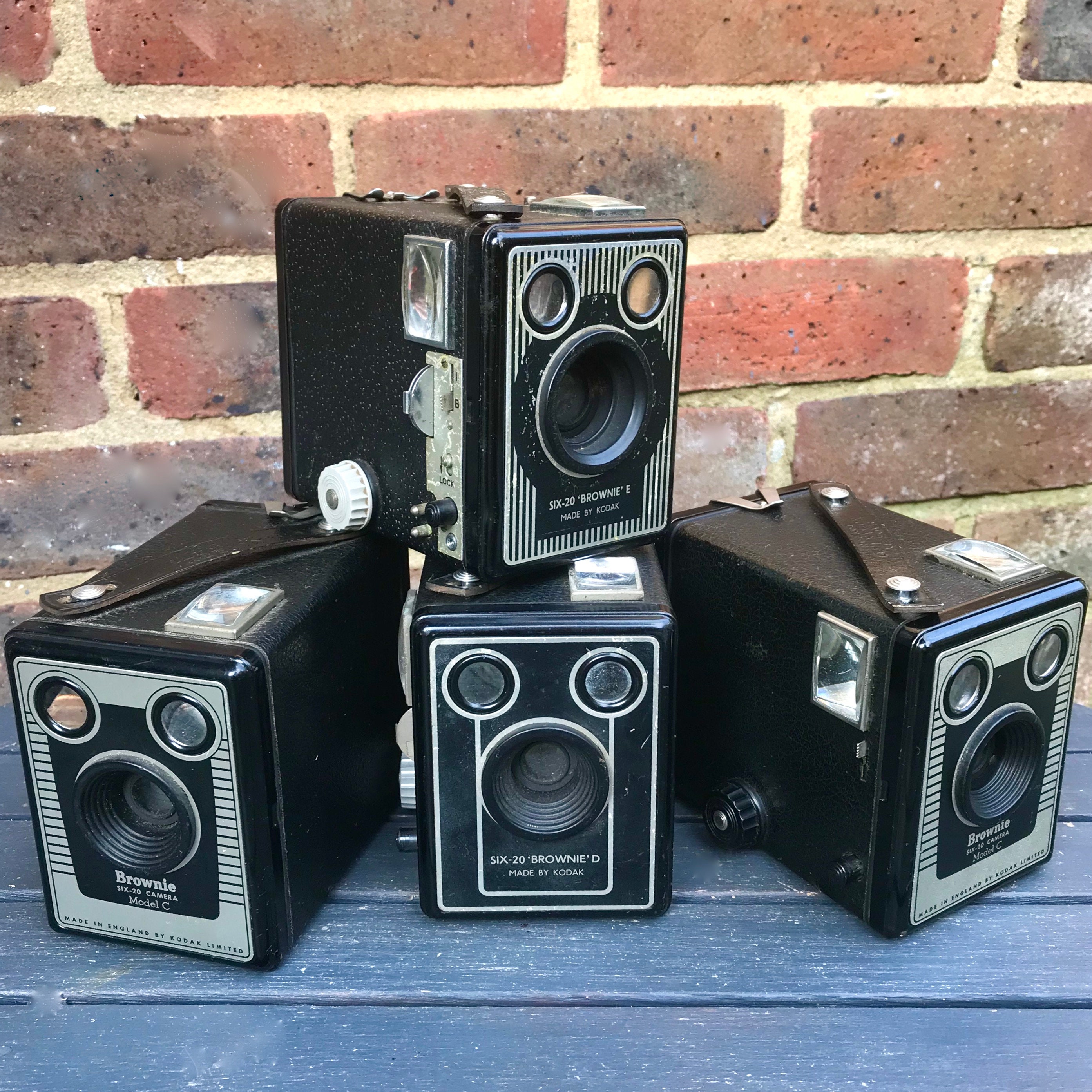 Kodak Box Brownie Six20 Model C Camera 620C. Box Rollfilm Etsy Polska