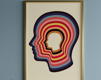 Tame Impala Poster - Album Cover Art Print, Kevin Parker Aesthetic, Indie Music Wall Art, Glastonbury Band Poster, Retro Gig Decor