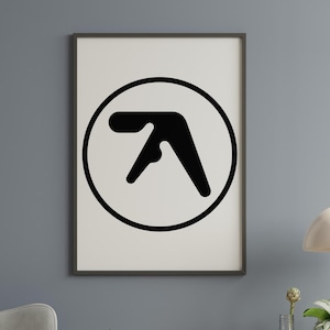 Aphex Twin Poster: 90s Techno Music Art Print