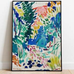 Henri Matisse Poster, Aesthetic Matisse Art Print, Modern Gallery Exhibition Art, Minimalist Neutral Wall Decor, Matisse Painting wall art