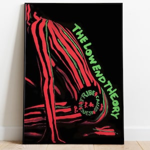 A Tribe CalledQuest Low-End-Theorie Album Cover Poster Q-Tip Mos Def Phife Dawg J Dilla Hip Hop Poster