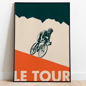 Impressão artística Pôster Le Tour De France ciclismo esporte
