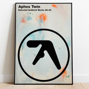 Aphex Twin (AFX) Richard David James Ausgewählte Ambient Werke 90er Album Poster Audiophiles Geschenk Musik Wand Kunst Druck elektronischer Musik