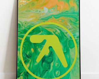 Aphex Twin (AFX)  print Richard David James Syro album poster audiophile gift music wall art print Electronic music Acid House Techno print