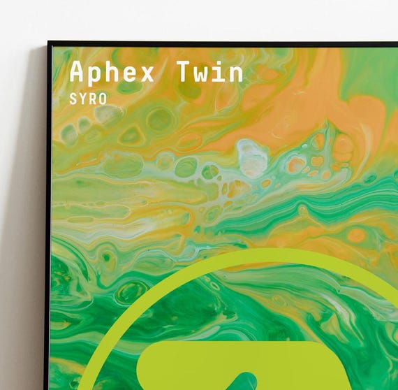 Aphex Twin 'syro' Album Cover Art Print: Electronic Music Poster