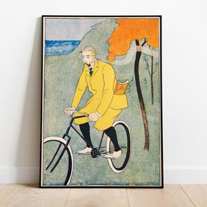 Poster vintage di ciclismo - Stampa artistica di bici retrò, decorazione da parete classica del Tour de France, regalo perfetto per ciclisti