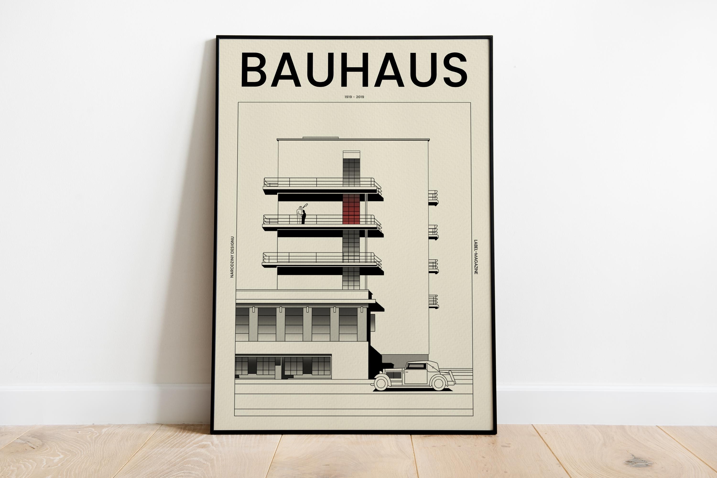 Bauhaus Exhibition Poster, Dessau Poster, Bauhaus Print