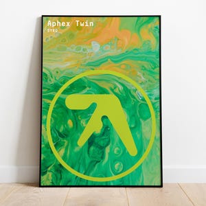 Aphex Twin (AFX) stampa Richard David James Syro poster album regalo audiofilo musica stampa artistica da parete musica elettronica Acid House Techno stampa