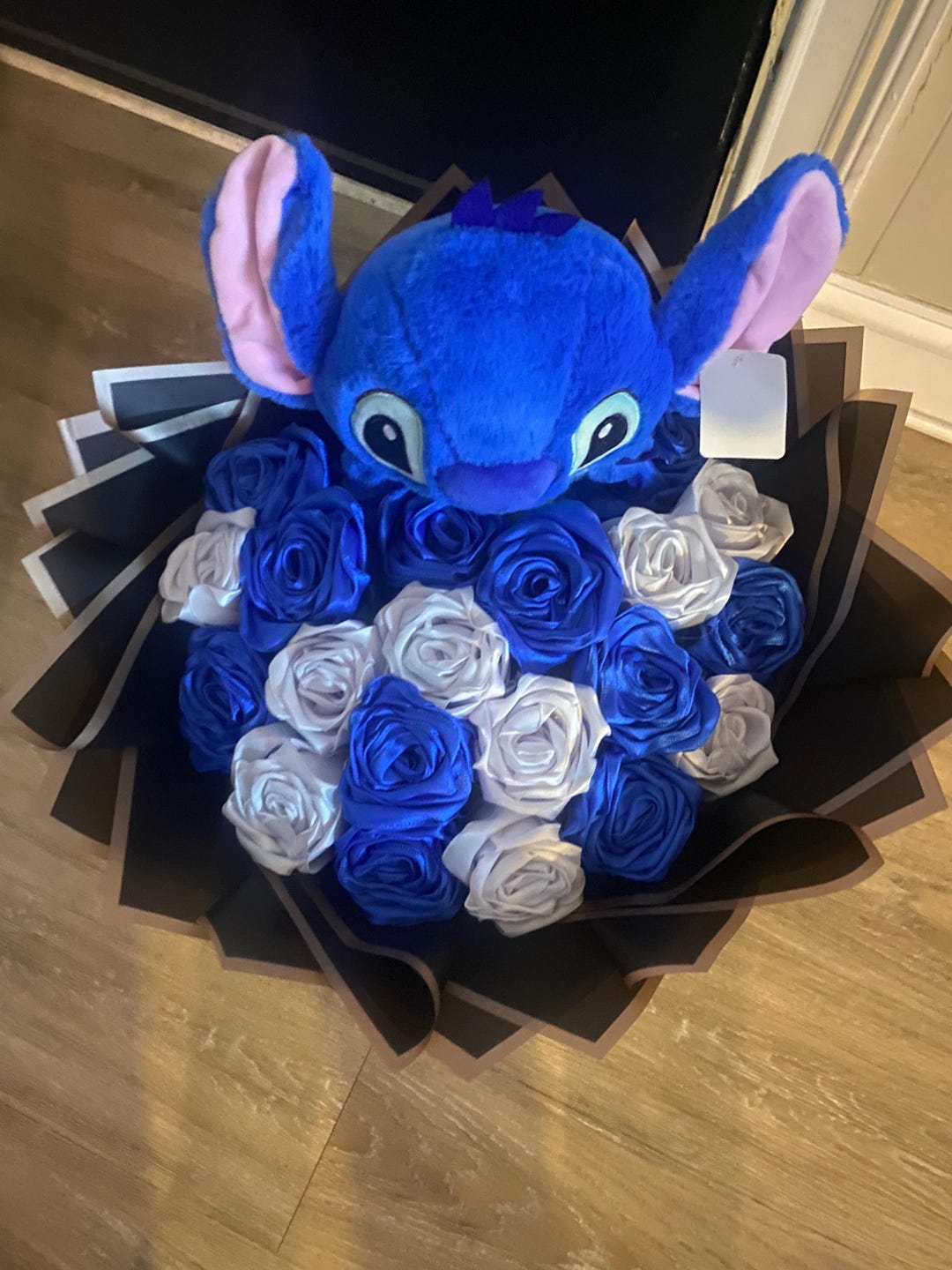 Stitch Eternal Roses Stitch Themed Eternal Flower Bouquet With Fairy Lights. - Etsy