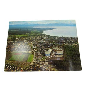 Carte postale vintage IBO Fair Friedrichshafen Allemagne Lac de Constance Alpes 30635