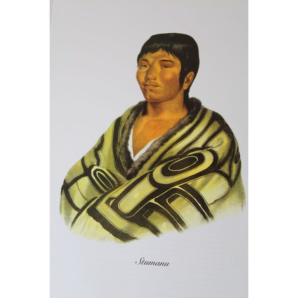 Native American Indian Print Stumanu Flathead Chief 91258