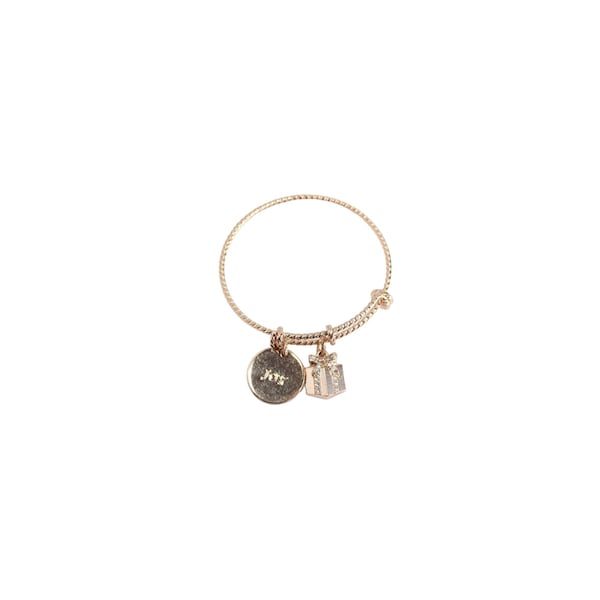 Vintage Mary Kay Charm Bracelet Present Gift Rose Gold Tone 77279